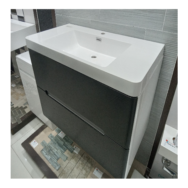 venic black cabinet 900mm and milan basin 900-01